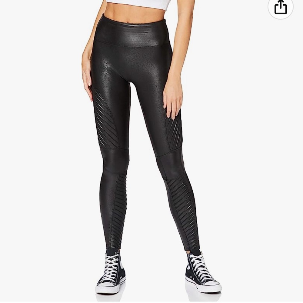 Spanx Faux Moto Leggings